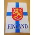 Garden Flag - Finland Flag with Crest